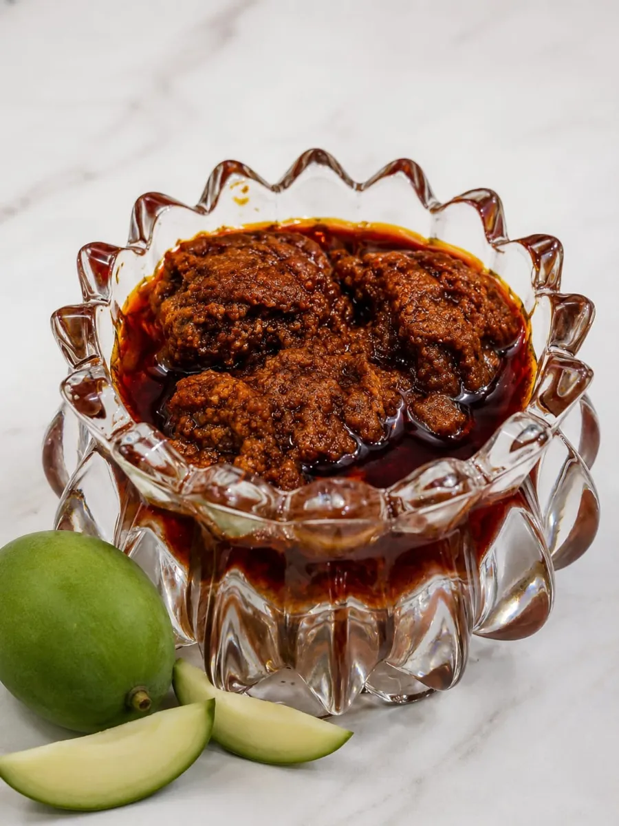 Mamidikaya Chutney (raw mango chutney)