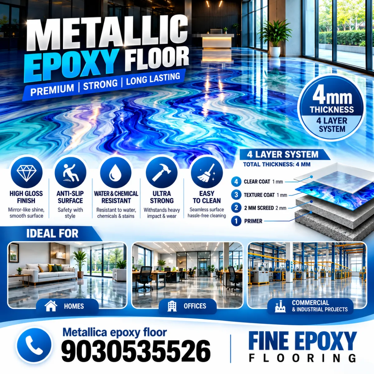 Metallic Epoxy Flooring
