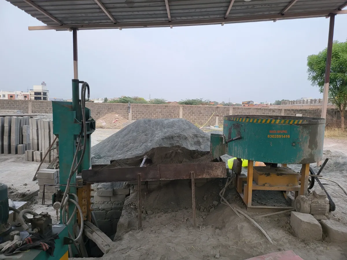 Interlocking Bricks Manufacturing